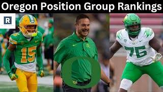 Oregon Football Position Rankings  Oregon Ducks Football 2024 [upl. by Auhsoj]