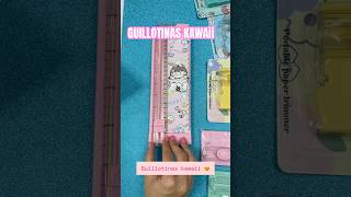 Guillotinas Kawaii parati papeleria papercraft kawaiii shorts [upl. by Emile]