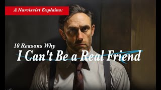 A Narcissist Explains 10 Reasons Why I Cant Be a Real Friend [upl. by Lorelle290]