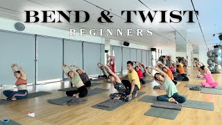 Home Workout  Yoga For Beginners  25 Minutes Of Beginner Backbends amp Twist Sequence [upl. by Audi525]