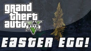 Grand Theft Auto 5  Secret Golden Tree Easter Egg GTA V [upl. by Wernick]