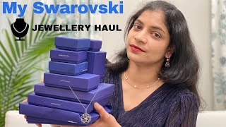 MY SWAROVSKI JEWELLERY COLLECTION  TIPS FOR BUYING  USATeluguVLogs  TeluguVLogs [upl. by Dnomyar257]