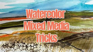 Watercolor and Mixed Media Easy Ideas for Creative Artwork [upl. by Zetra]