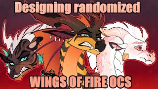 🌿Designing Randomized Wings Of Fire OCs🌿 [upl. by Rhu]