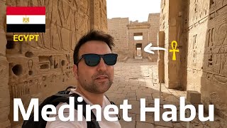 MEDINET HABU Egipto  ⚱️ Viajamos a Luxor para recorrer SOLOS este templo egipcio [upl. by Rhetta]