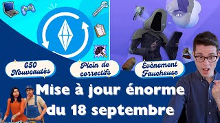 Mise à jour du 18 septembre 2024 amp Événement faucheuse dans Les Sims 4 🔔 [upl. by Solohcin]