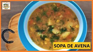 SOPA DE AVENA  RECETA COLOMBIANA [upl. by Nisbet]