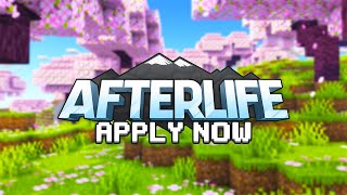 Minecraft AfterLife SMP Applications Open For YouTubers [upl. by Fanchette136]