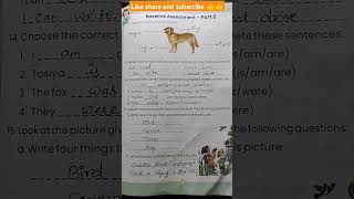 Class 4 and 5 prayas English baseline assessment part 2 [upl. by Ztnahc]