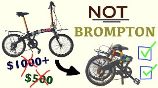 Cheapest Folding Bike  Better than Brompton [upl. by Anemix]