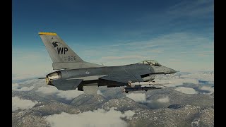 DCS  F16C Block 50 Viper  Clearing a path for ground units [upl. by Lahcear]