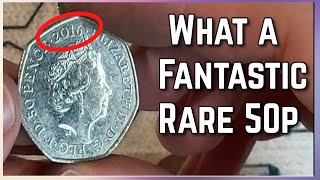 The Unbelievable Luck Continues Rare 50p Coins  Coin Hunting [upl. by Annahpos]