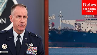 Another Example Of Iranian Malign Activity Pentagon Demands Iran Release Tanker Seized Off Oman [upl. by Alel]