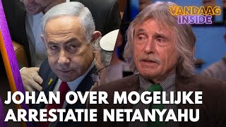 Johan reageert op arrestatiebevel Netanyahu  VANDAAG INSIDE [upl. by Kei]