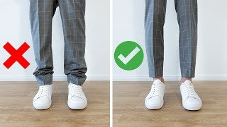 STYLINGTIPPS für MÄNNER ● Wie lang sollte meine Hose sein [upl. by Aba]