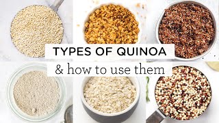 QUINOA 101 The Types of Quinoa amp How to Use Them [upl. by Nairolf188]