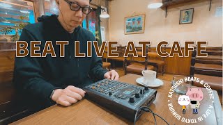 ROLAND SP404 MK2 Beat Live At Japanese Coffee Shop [upl. by Emiolhs]