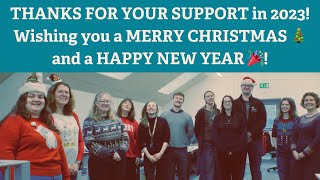 Merry Christmas and Happy New Year  Gloucestershire Wildlife Trusts thank you video [upl. by Akinirt333]