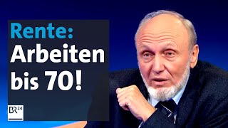 Angst vor der Rente Wenn das Geld später nicht reicht  Münchner Runde  BR24 [upl. by Nedry]