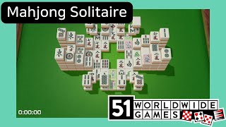 Mahjong Solitaire  51 Worldwide Games  Nintendo Switch Gameplay [upl. by Aroel]