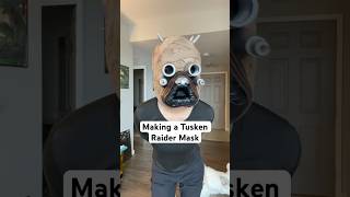 Making a Tusken Raider Mask  Star Wars Cosplay Tutorial shorts starwarscosplay [upl. by Atteugram128]