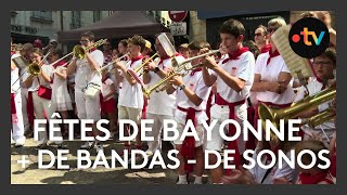 Fêtes de Bayonne 2024  musique de rue et bandas font taire les sonos [upl. by Ringler]