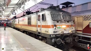 First Day First Electric Traction to Train 22307 Howrah Bikaner SF Express arrived on Bikaner 0510 [upl. by Enelrahs988]