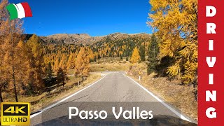 Driving in Italy 15 Valles Pass  4K 60fps [upl. by Oria]