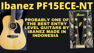 Ibanez PF15ECENT GUITAR REVIEW IN SINGAPORE [upl. by Narret]