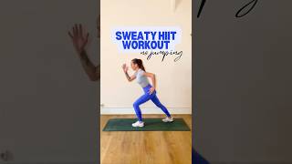 No jumping HIIT workout hiit hiitworkout hiittraining cardio cardioworkout workout shorts [upl. by Eiraminot]