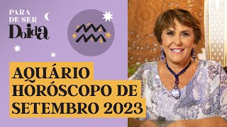 AQUÃRIO  SETEMBRO de 2023 MÃRCIA FERNANDES faz PREVISÃ•ES para o SIGNO [upl. by Jennilee]