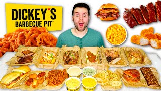 Trying Dickeys Barbecue Pit MENU for the FIRST TIME [upl. by Anole435]