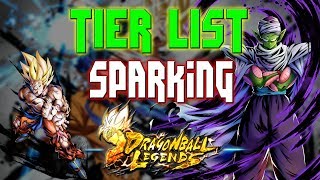 Dragon Ball Legends  TIER LIST SPARKING  Quali sono i personaggi più forti [upl. by Goodrow]