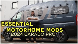 Musthave Upgrades For Your 2024 Carado Motorhome [upl. by Hochman]