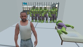 Franklin Helped Hulk In Police Station 😱 INDIAN BIKES DRIVING 3D [upl. by Yemarej]