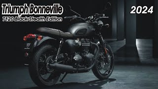 2024 Triumph Bonneville T120 Black Stealth Edition [upl. by Schulein]