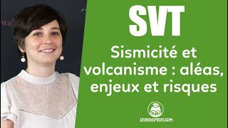 Sismicité et volcanisme  aléas enjeux et risques  SVT  Collège  Les Bons Profs [upl. by Nomihs]