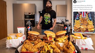 THE IF I OFFERED YOU 1000 KFC CHALLENGE  BeardMeatsFood [upl. by Eustacia]