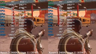 Ryzen 5 2400GE vs Ryzen 5 2400G in 9 Games Gaming Benchmark Test Comparison [upl. by Neerod]