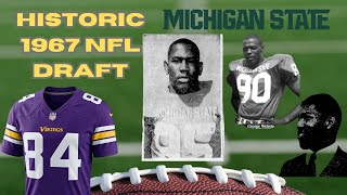 The Historic 1967 NFL Draft amp 4 Michigan State Players in Top 8 🏈 [upl. by Darom]