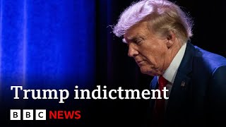 What does Donald Trumps indictment mean for former president  BBC News [upl. by Atinehc]