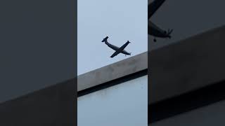 A plane passing Tesco riverside heading for Dundee 10112024 [upl. by Gnak85]