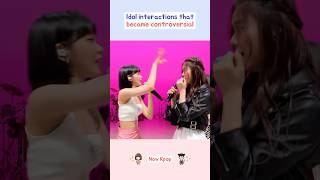 Idol interactions that became controversial kpop shorts [upl. by Nekial]