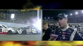 2013 NNS ToyotaCare 250  Richmond Piquet Jr Kicks Scott in the Balls During Fight After Crash [upl. by Doble]