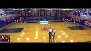 Malverne High School vs Clarke High School Girls Varsity Volleyball [upl. by Idihsar]