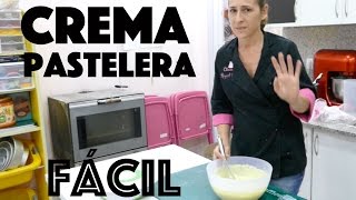 Como hacer crema pastelera en el microondas FÁCIL [upl. by English208]