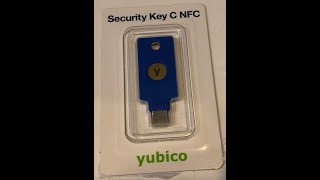 Look  Yubico FIDO Security Key NFC Two Factor Authentication USB C NFC Works Mobile FIDO U2F FIDO2 [upl. by Dan]