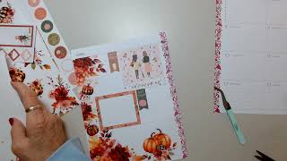 Happy Planner Dashboard  Oct 713  Live Love Posh Luxe Fall  Happy Planner Squad Life [upl. by Ayisan]