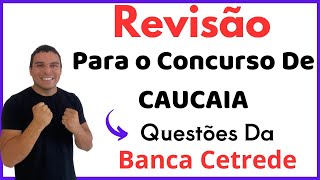 Revisão Para O Concurso de Caucaia  Parte 1 [upl. by Aiduan]