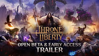 THRONE AND LIBERTY Open Beta  Early Access Trailer [upl. by Nnaaras721]